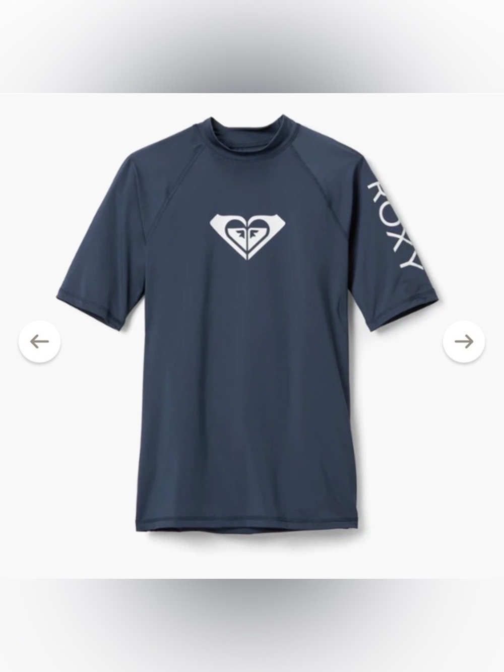 ROXY Women’s Whole Hearted UPF 50 Rashguard. Size XL. NWT